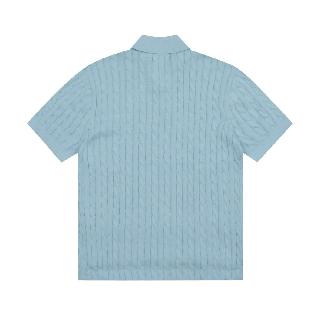 🅿️176 "Top quality" DS022# (not off the shelves all year round) [Ralph Lauren POLO lapel solid color pony embroidered logo knitted short sleeves] ✅Ralph Lauren Ralph Lauren classic basic versatile cardigan knitted short sleeves for all seasons ✅Main supplier platform live broadcast Wholesale entities Replenish when out of stock Not off the shelves ✅ZP quality 1:1 version Scan the code to enter the GF website Counter quality ✅Detailed quality The only one in Guangzhou Imported quality cotton yarn, focusing on high-end, cost-effective, good quality needless to say ✅The version is restored to the original order. The maximum size can be worn up to 160 pounds. Loose, comfortable and stress-free. ✅The upper body is simple and easy to match. A must-have for goddess ootd. Good-looking clothes are never picky. Must-have items in goddess wardrobe recommended. Size: S-L. Color: White, gray, light pink, light blue, yellow, khaki, purple, colorful blue, navy, black, Chinese red.